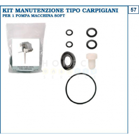 KIT DE GARNITURI COMPLET PENTRU 1 POMPA