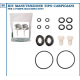 KIT DE GARNITURI COMPLET PENTRU 2 POMPE