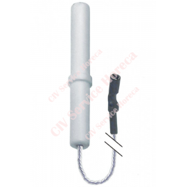 Electrod de aprindere D1 ø 7mm D2 ø 8,5mm racord F2,8x0,8 lungime cablu 550mm LC1 29mm