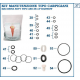 KIT DE GARNITURI COMPLET TIP AES 381 / P RAINBOW