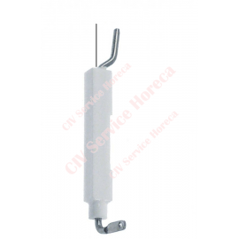 Electrod de aprindere D1 ø 6x7mm racord F 2,8x0,8mm D2 ø 6x6mm L1 15mm L2 10mm