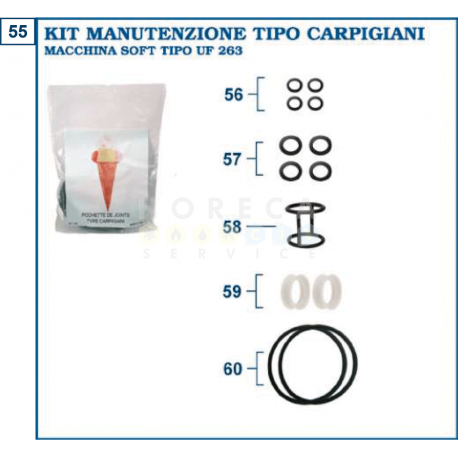 KIT DE GARNITURI COMPLET UF 263