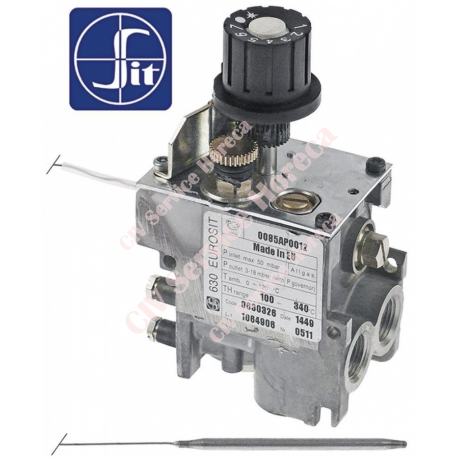 Valva de gaz termostatica SIT 630 Eurosit 100-340 ｰC, racorduri