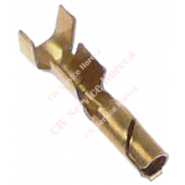 Papuc cilindric mama, marime 2 mm, pentru cablu 0.25-1.0 mm, aliaj CuZn gal Sn, t.max. 125ｰC, plic cu 20 bucati