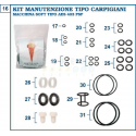 KIT DE GARNITURI COMPLET TIP AES 403/PSP - DL 303/P-SP