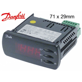 Controler digital DANFOSS tip EKC202C dimensiuni de montaj 71x29mm 230V tensiune AC