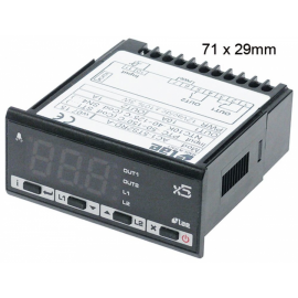 Controler digital LAE tip AC1-5TS2RD-A dimensiuni de montaj 71x29mm 12V tensiune DC