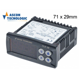 Controler digital TECNOLOGIC tip TLK38HER-- dimensiuni de montaj 71x29mm 100-240V tensiune AC