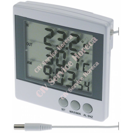 Termometru cu 2 temperaturi -50 +70 ｰC, L 100x100 mm, cablu 3