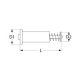 Bobina cu supapa electromagnetica L 35mm D1 ø 15,4mm D2 ø 11mm