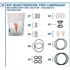 KIT DE GARNITURI COMPLET TIP 193 P / SP - 193 / BAR PG - 193 /