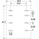 Releu de putere FINDER 24VDC 10A 2CO racord F2 conectare cu