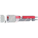 Rezistenta cablu incalzitor 230V 5290ohm/m 10W/m ø 8/10mm silicon T.max. 165°C P 5m