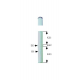 Electrod de aprindere D1 ø 6mm racord F 2,8x0,8mm D2 ø 8,5mm