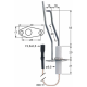 Electrod de aprindere LF 40mm LF 17mm D1 ø 9,5mm L1 55mm L2
