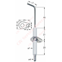 Electrod de aprindere LF 23mm LF 15mm D1 ø 7mm L1 46mm L2 17mm LC1 21mm LC2 28mm