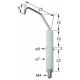 Electrod de aprindere D1 ø 7mm D2 ø 9mm racord M4 L1 16mm L2