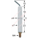 Electrod de aprindere, conexiune M4