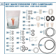 KIT DE GARNITURI COMPLET TIP COSS 3840 - COSS 3840 COLORE -
