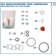 KIT DE GARNITURI COMPLET TIP 191 P/SP COLORE - 191 BAR RAINBOW