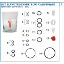 KIT DE GARNITURI COMPLET TIP EVD 1 - EVD 1 SP - XVL 1 - XVL 1 CLASSIC - XVL 1 CLASSIC SP