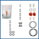 KIT DE GARNITURI COMPLET TIP SOFTY 503/P SUPER