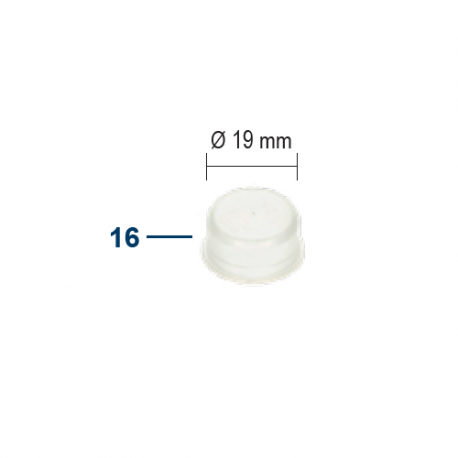 GARNITURA PLASTIC Ø 19 mm PENTRU CAPAC