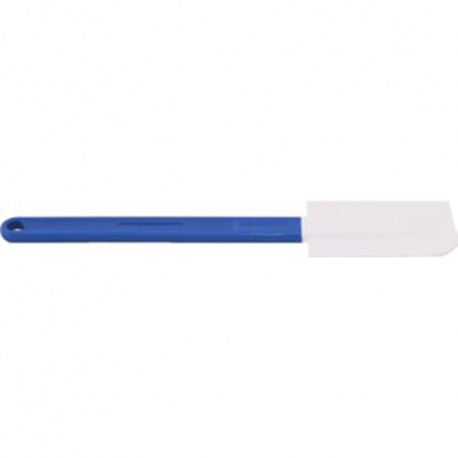 SPATULA DIN PLASTIC ALBASTRU, CU LOPATA DIN CAUCIUC MOALE, cm.