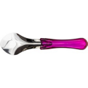 SPATULĂ DIN OȚEL INOXIDABIL CU MÂNER ERGONOMIC ROZ cm.  26