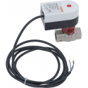 Robinet cu sfera intrare 3/4" FI ieșire 3/4" FI 230V L 68mm fără curent închis racord cablu 300mm