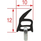 Garnitura usa L 660mm Î 420mm cu 4 fețe cu 12 cârlige de fixare