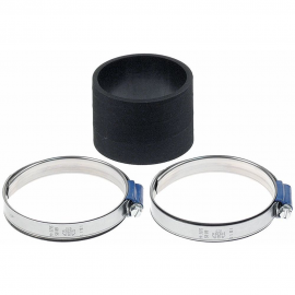 Furtun de abur silicon DI ø 70mm negru L 54mm ø exterior 78