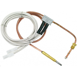 Termocupla racord robinet de gaz M9x1 L 1000mm fișă feminină ø6,0(6,5)mm cu disjuntor cablu 820mm