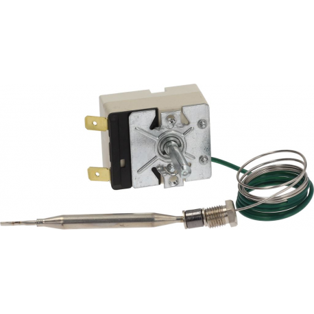 Termostat T.max. 200°C 1cu -poli 1NO 16A ø senzor 6mm L senzor