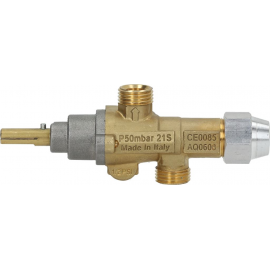 Robinet de gaz tip 21S ø DB 35mm intrare gaz M16x1,5 (ø tub 10mm)