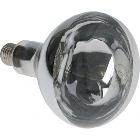 Lampă cu infraroșu dulie E27 240V 250watt L 173mm sticlă dură ø