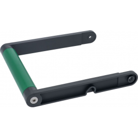 Maner L 218mm verde pentru ușă