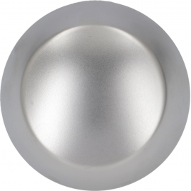 Buton ø 69mm ax ø 5mm argintat