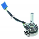Potentiometru cu impulsuri -kOhm unghi de rotație 360° ax ø 6mm