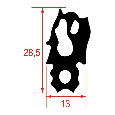 Garnitura usa profil 2733 L 470mm L 760mm pentru model SCC/CM 101 potrivit pentru RATIONAL