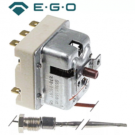Termostat de siguranta temp. de deconectare 235°C 3cu -poli 20A ø senzor 4mm L senzor 120mm