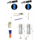 TERMOMETRU DE PLASTIC PENTRU CELULE / FRIGIDERE -40° C LA + 50°